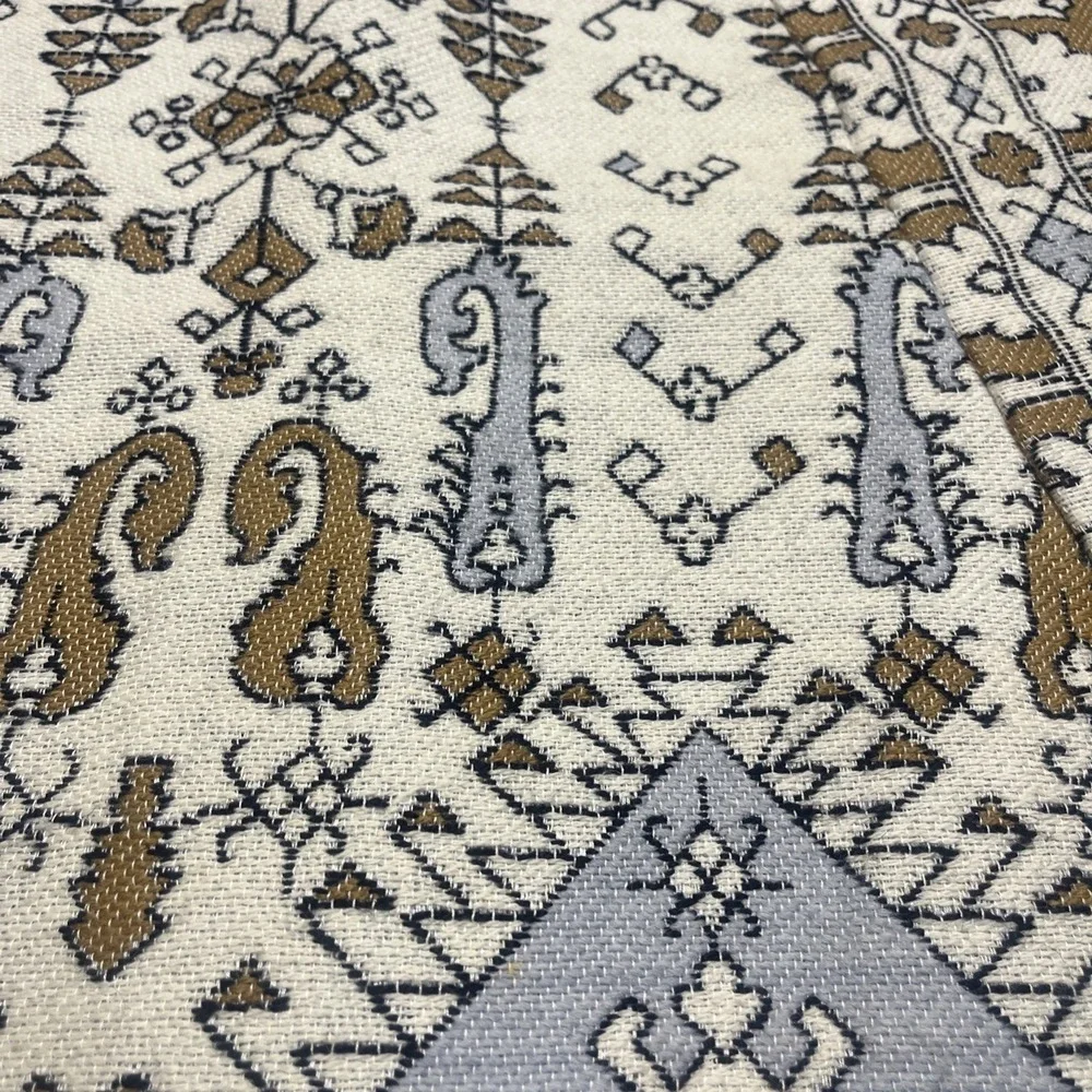 Tory Burch Runway Fall 2015 Wool Skirt Womens Size 8 Aztec Jacquard - Picture 2 of 7